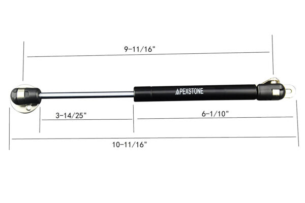Apexstone 10lb 10 inch Gas Struts length and stroke lenghth