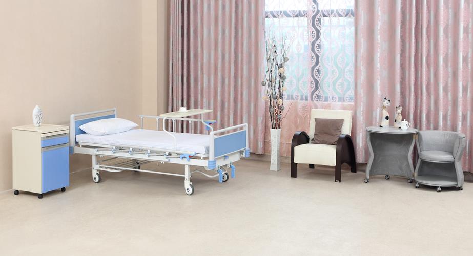 gas springs in hospital bed for operating bed