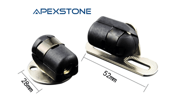 Apexstone Sturdy Plastic End Fittings, brackets for Gas Struts M6 M8 Thread