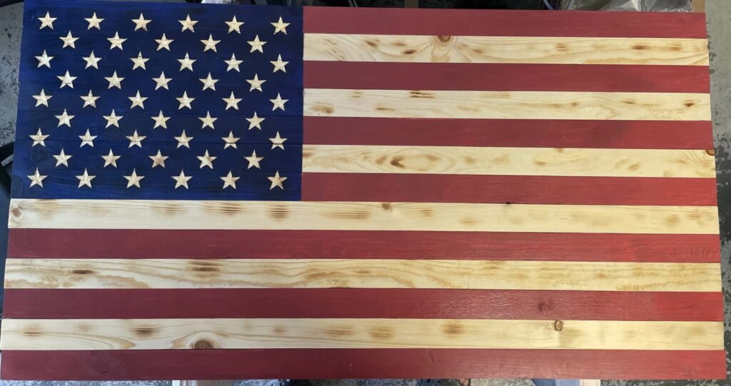 How To Build A Wooden Concealed American Flag[DIY]