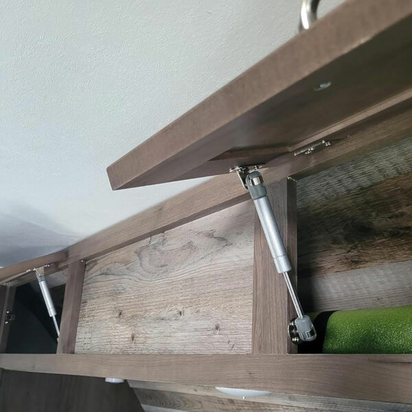 small hydraulic lift for camper cabinet door